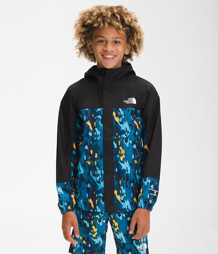 The North Face Jas Jongens Printed Antora Regen DUGQ05794 - Donkerblauw